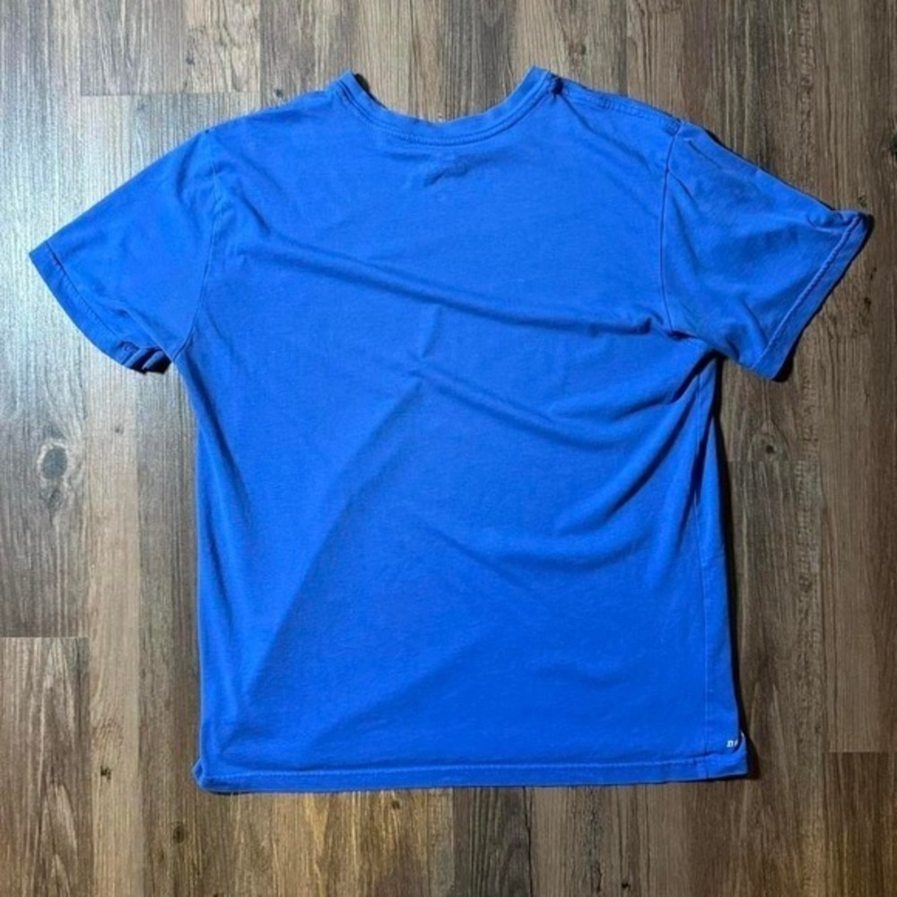 Nike DRI-FIT Graphic T-Shirt Men's Blue Short Sleeve Activewear Top - Picture 2 of 7
